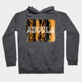 Abuela grandmother wild brushstrokes Hoodie